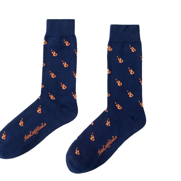 Violin Socks for wholesale by AusCufflinks