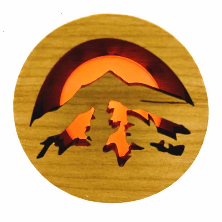 4098 Mountain Glow Light for wholesale by Wood You Tell Me, Inc.