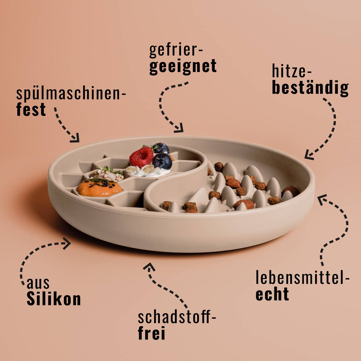 ne&no - Wholesale Pet Bowl - Cat/Dog - ne&no® Anti-Gulping Bowl / Licking Dish for Dogs & Cats28