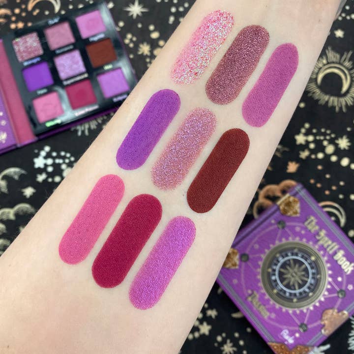 Rude Cosmetics - Venta al por mayor Paleta de sombras de ojos - The Spell Book Set de paleta de sombras de ojos A, 24 piezas