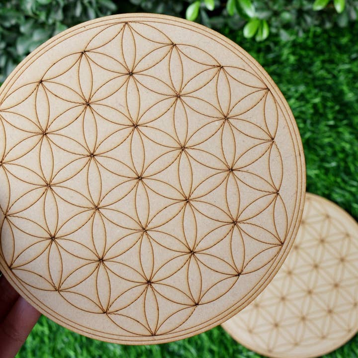 Soothing Crystals - Wholesale Meditation Supplies - 6" Dowsing Pendulum Board | Dowsing Board | Grid Board5