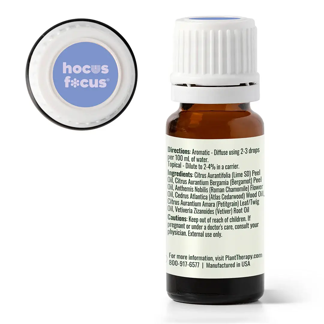 Plant Therapy - Vente Huile essentielle - Mélange d'huiles essentielles Hocus Focus KidSafe 10 ml7