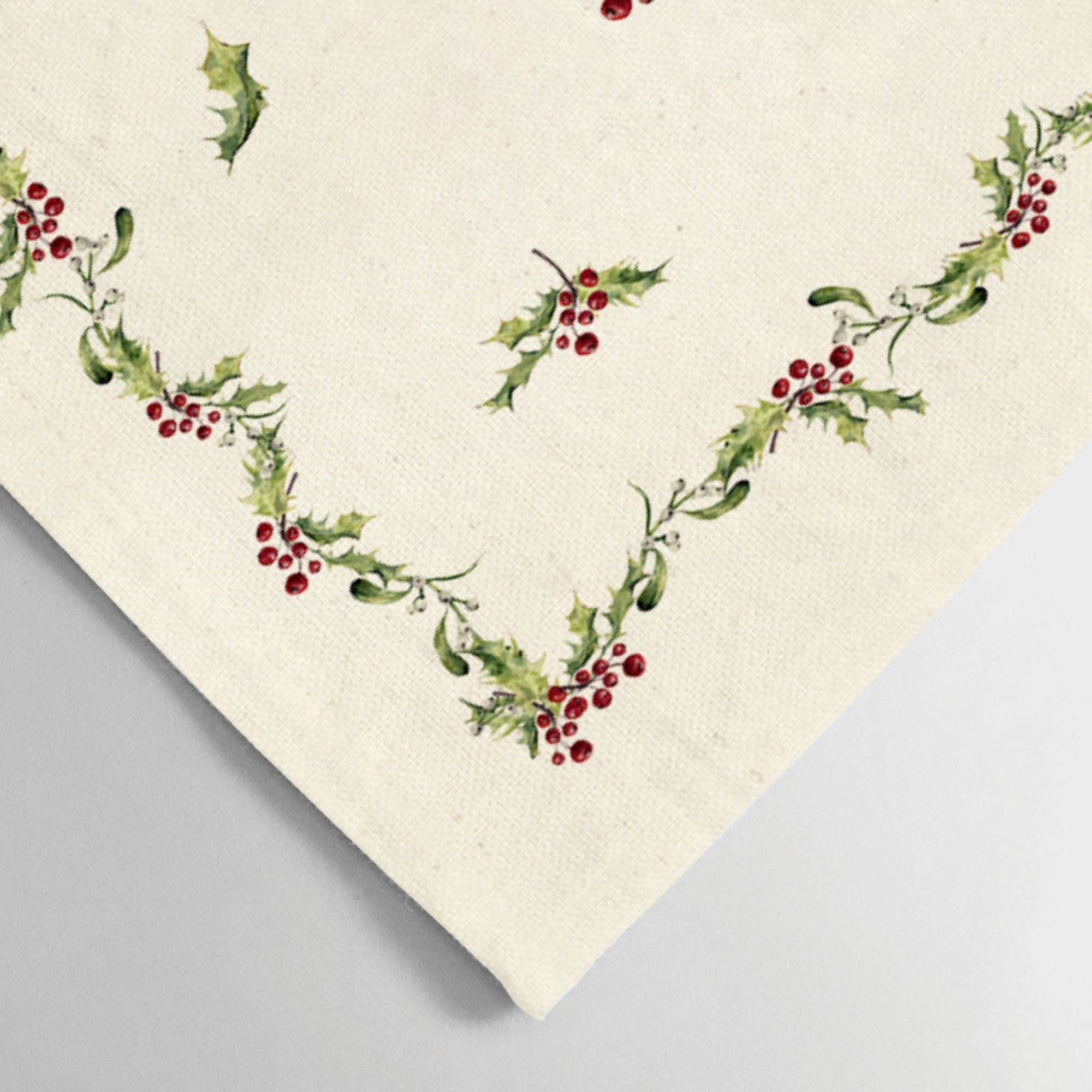SG HOGAR - Wholesale Tea Towel - Pack of 2 Holly kitchen towels - Wish 116