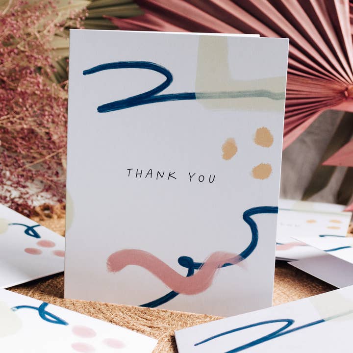 Thank You Card for wholesale by Canyon Clay Creative
