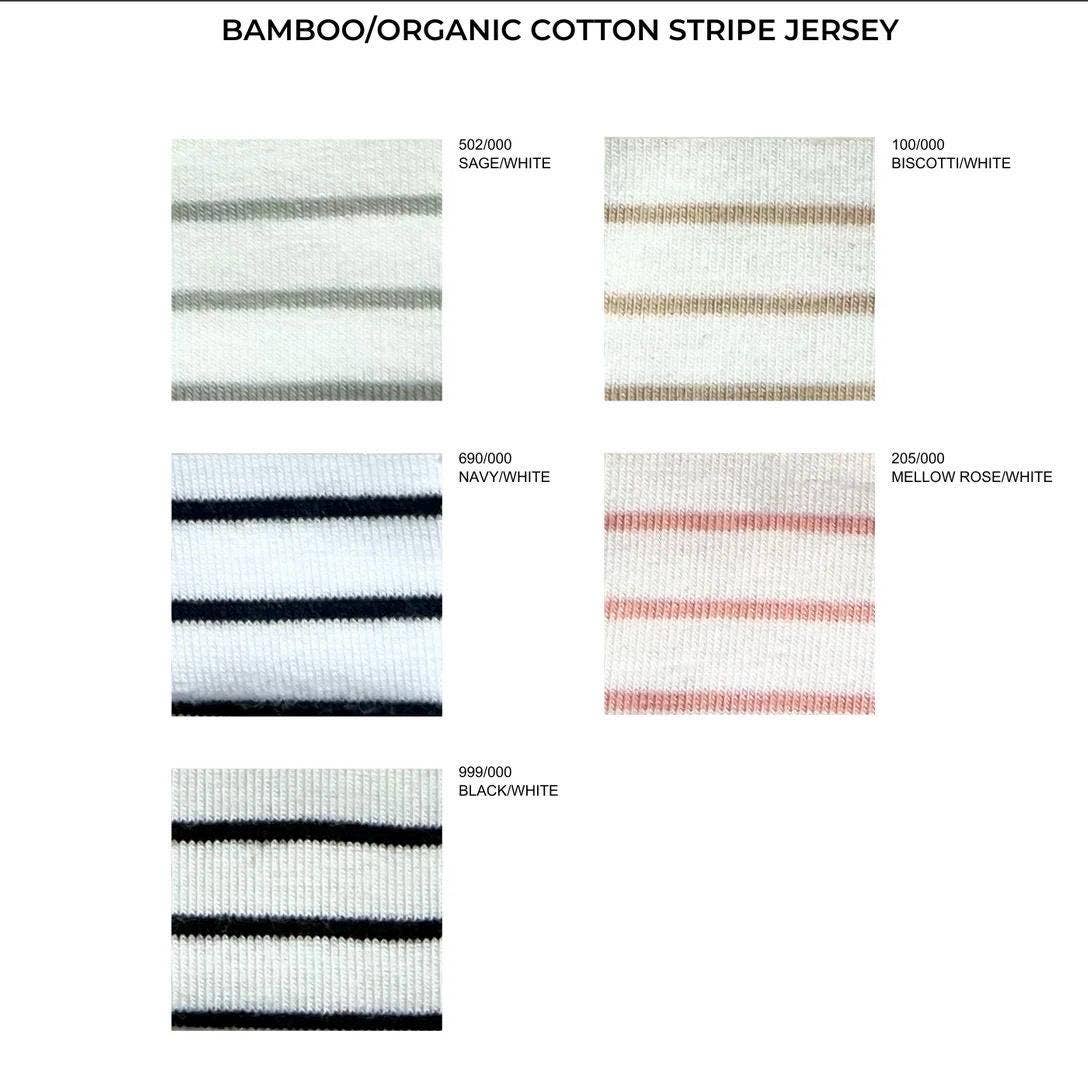 BelieveWorks - Wholesale Knit Top - Women's - Bamboo Organic Cotton Spandex Stripe Jersey Fabric8