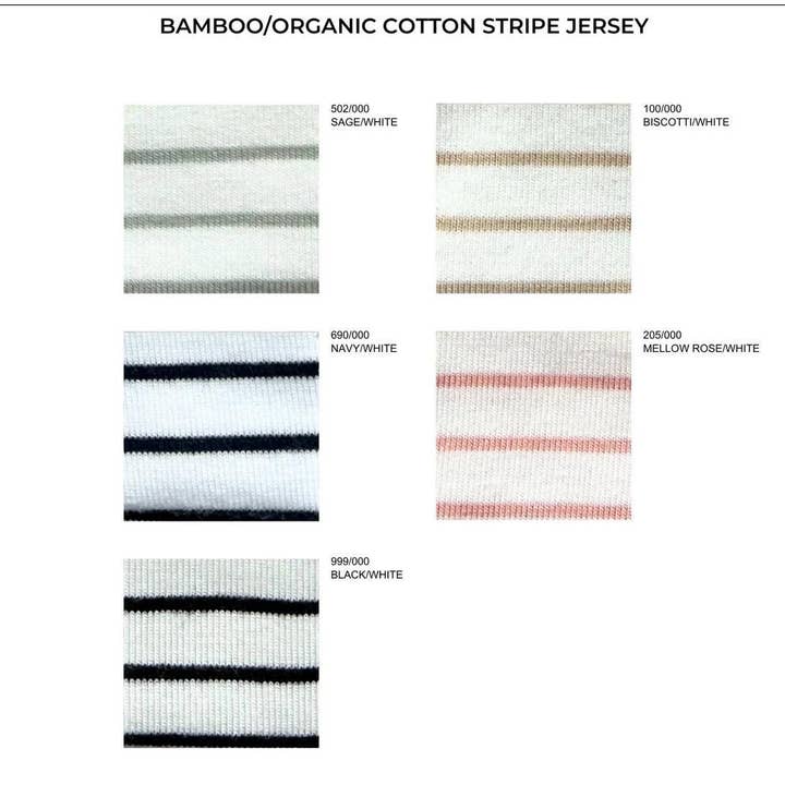 BelieveWorks - Wholesale Knit Top - Women's - Bamboo Organic Cotton Spandex Stripe Jersey Fabric8
