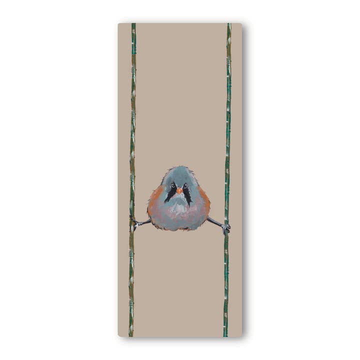 Bearded Tit Recycled Bookmark By Eco Artist Ellwood Parker for wholesale by Ellwood Parker