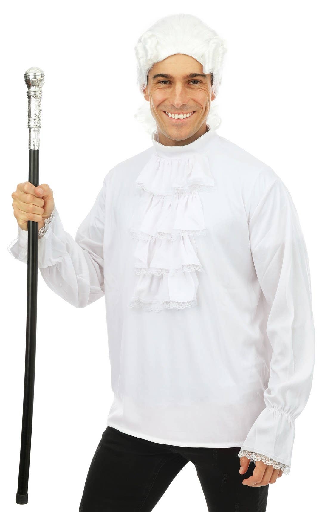 P'tit Clown - Wholesale Classic Toy - Kids - Knob Cane - 92 cm - Black, Silver0