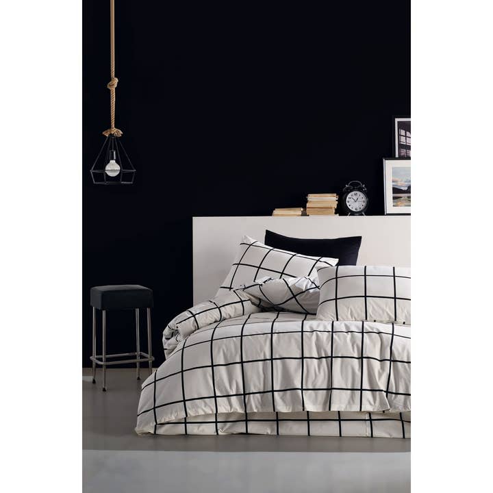 Set copripiumino e federe 140x200 cm - Nero per la vendita all'ingrosso da parte di BLANC AVENUE