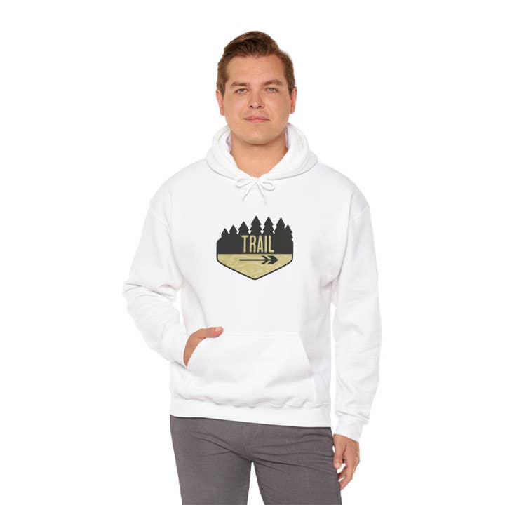 Restored By Nature Company - Wholesale Hoodie - Women's - Hiking Trail Sign Hoodie – Cozy Cotton-Blend Adventure Sweat15