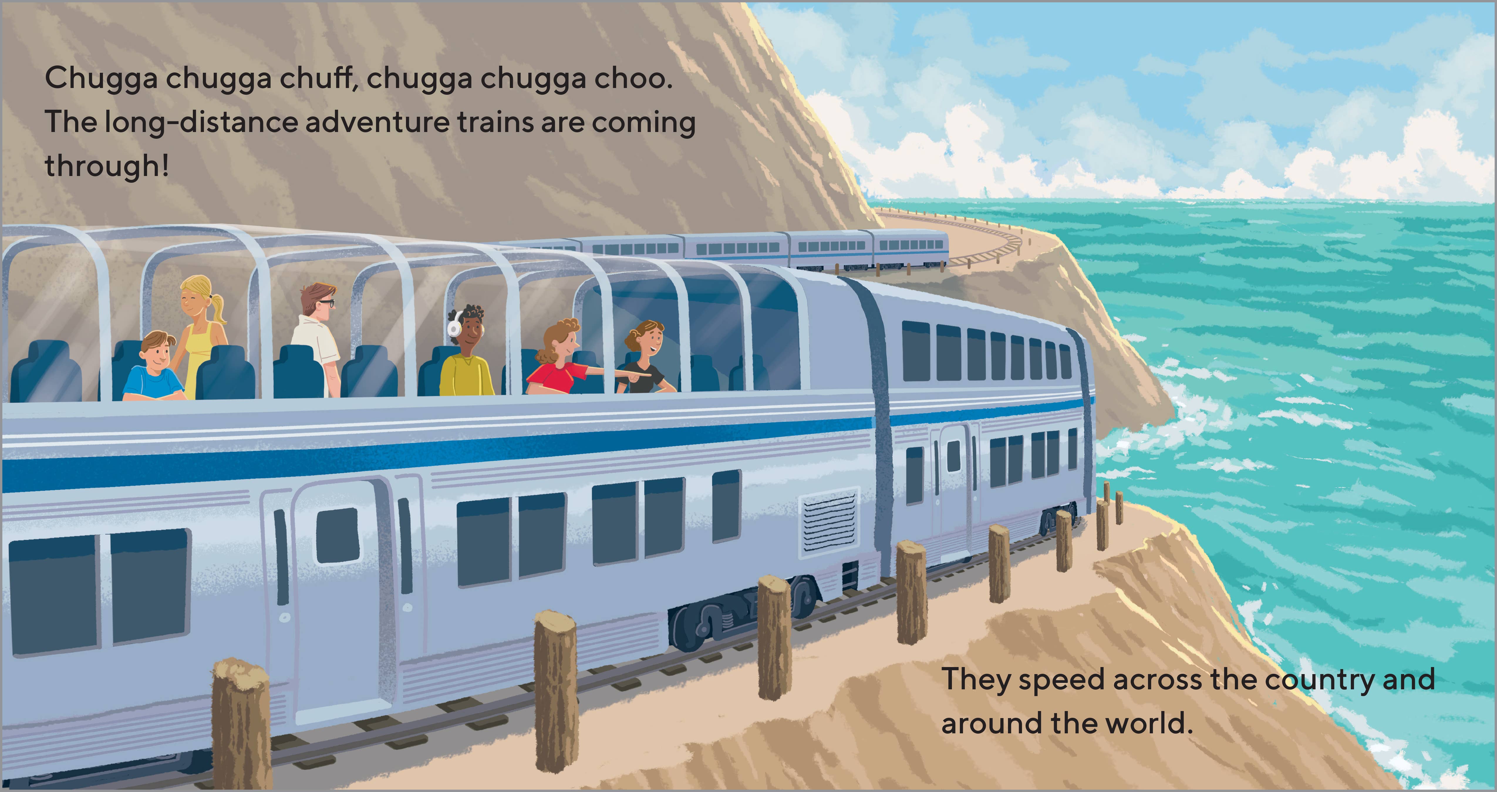 Sourcebooks - Wholesale Preschool Book (3-5) - Trains Coming Through!1