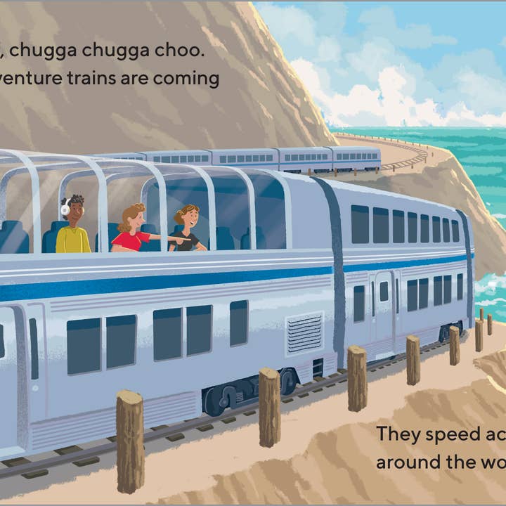 Sourcebooks - Wholesale Preschool Book (3-5) - Trains Coming Through!1