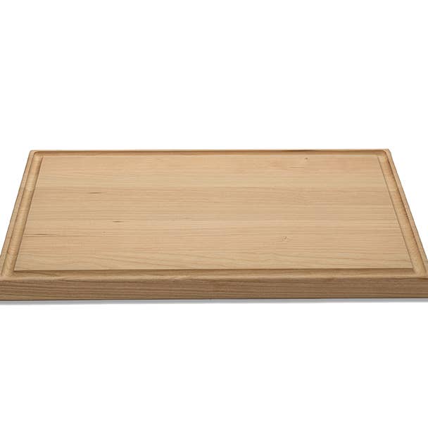 Cherry - G171 - Grande planche à découper épaisse avec rainure à jus 17"x11"x1" pour la vente par Wood Hill Boards Inc