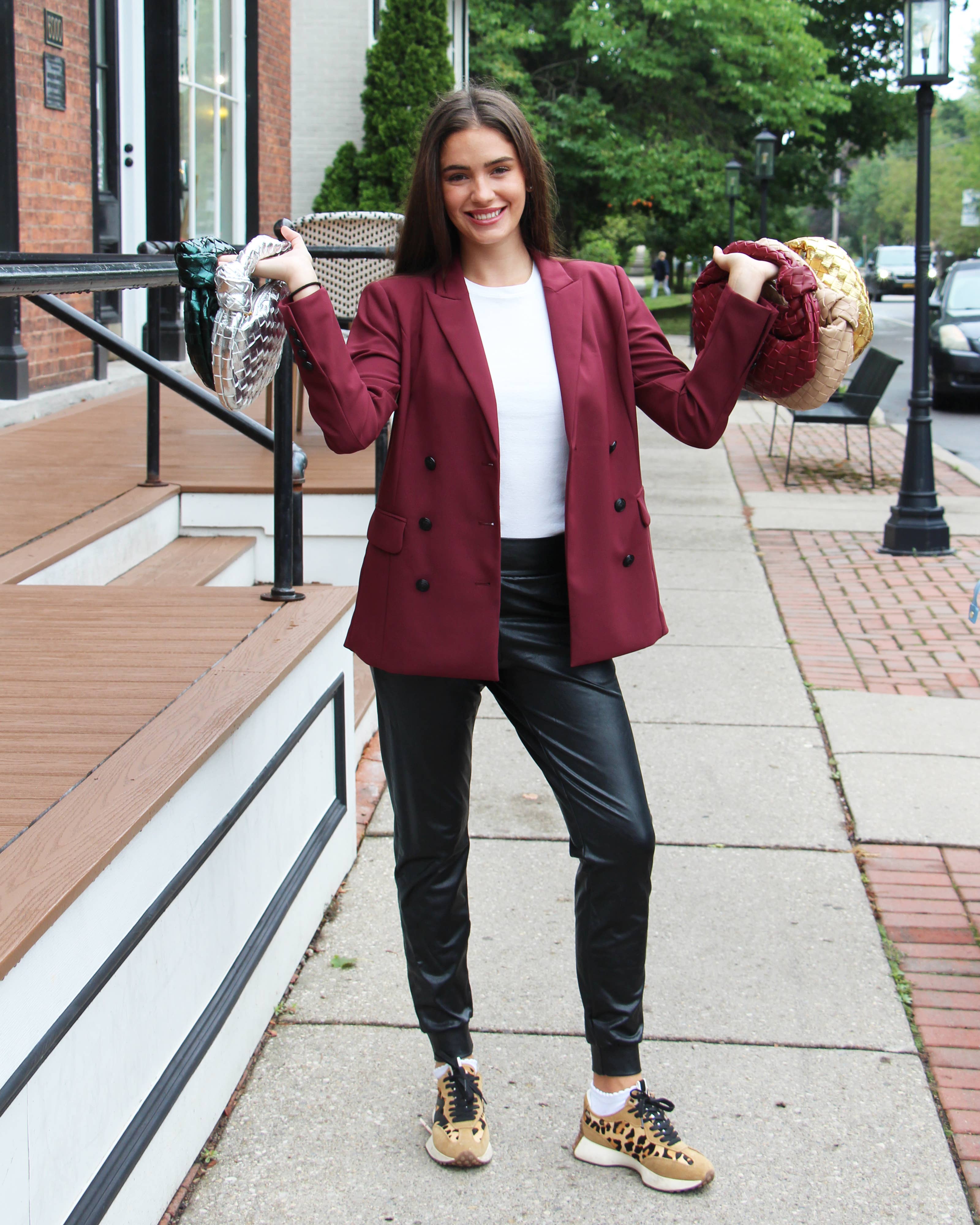 Lemonbella - Vendita all'ingrosso Borsa con manico - Donna - Borsa a mano Ava Woven Knotted Almond 8