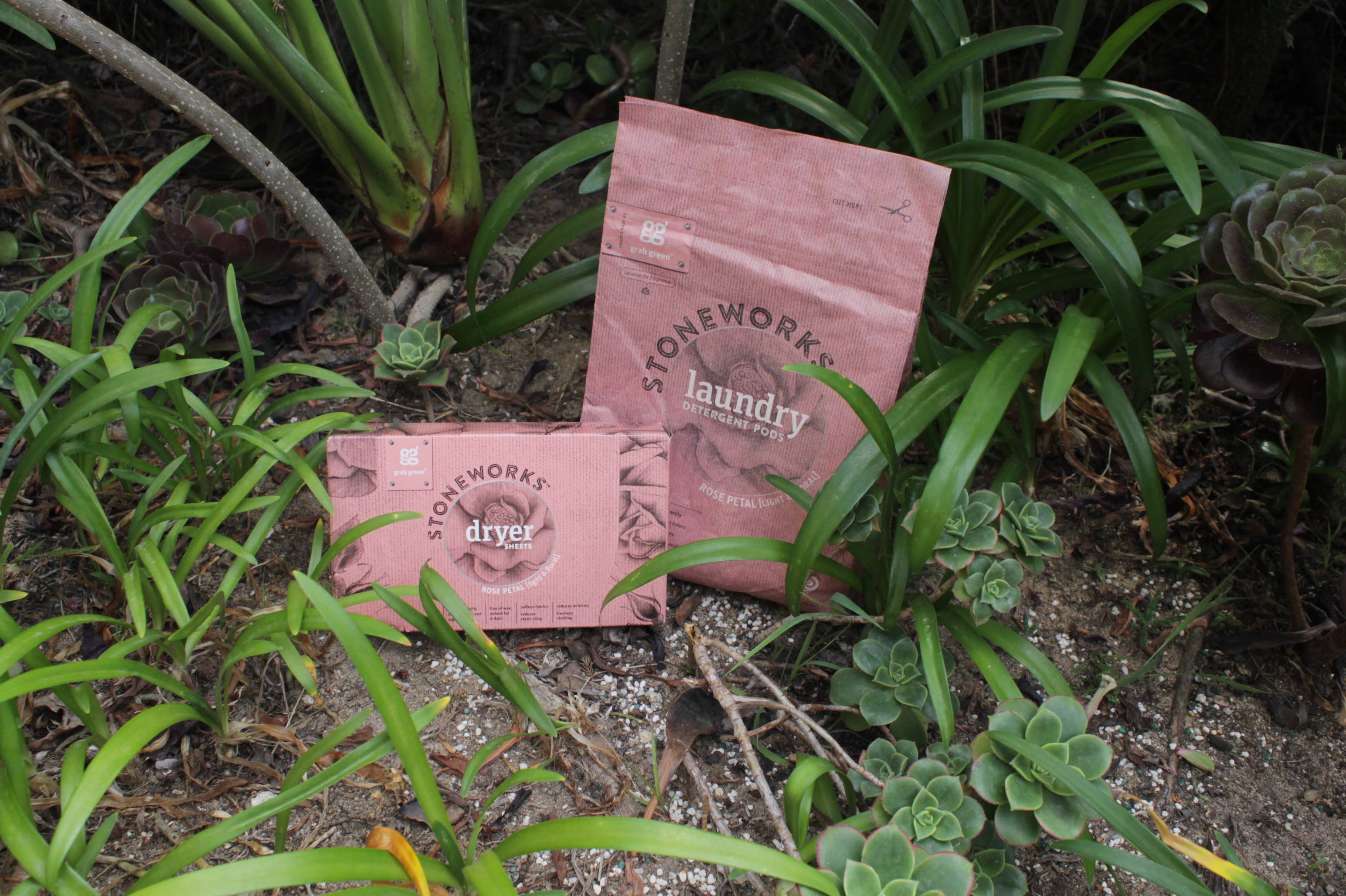 Grab Green - Wholesale Dryer Balls - Stoneworks Compostable Dryer Sheets, Rose Petal, 80 sheets9