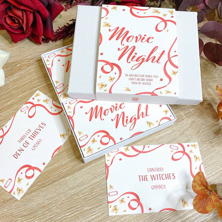 Movie Night Date Night Box | Movie Box | Gift for couple for wholesale by Stottella Design
