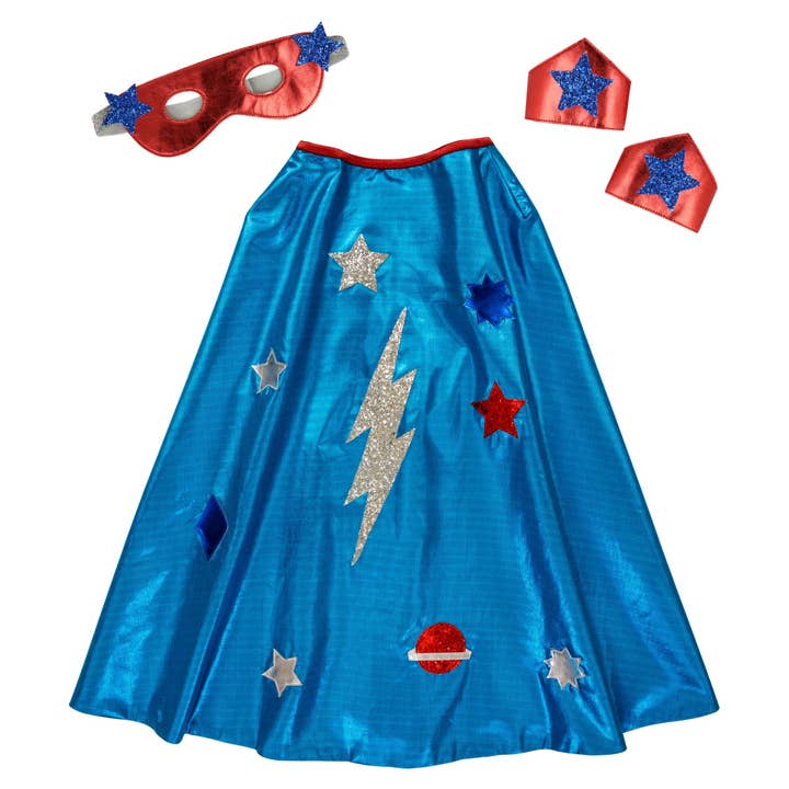 Meri Meri - Wholesale Costume - Kids - Blue Superhero Costume7