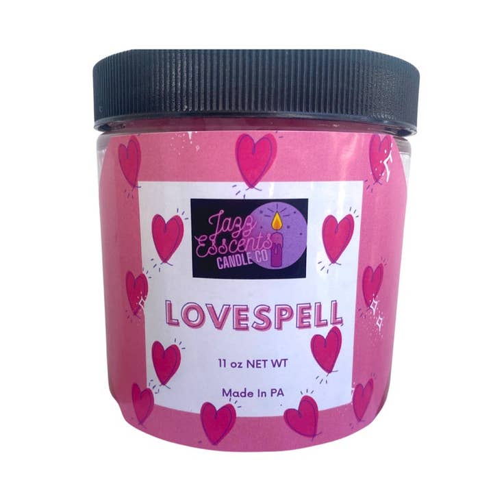 LoveSpell Kerze zum Valentinstag für den Großhandel von Jazz Esscents Candle Co