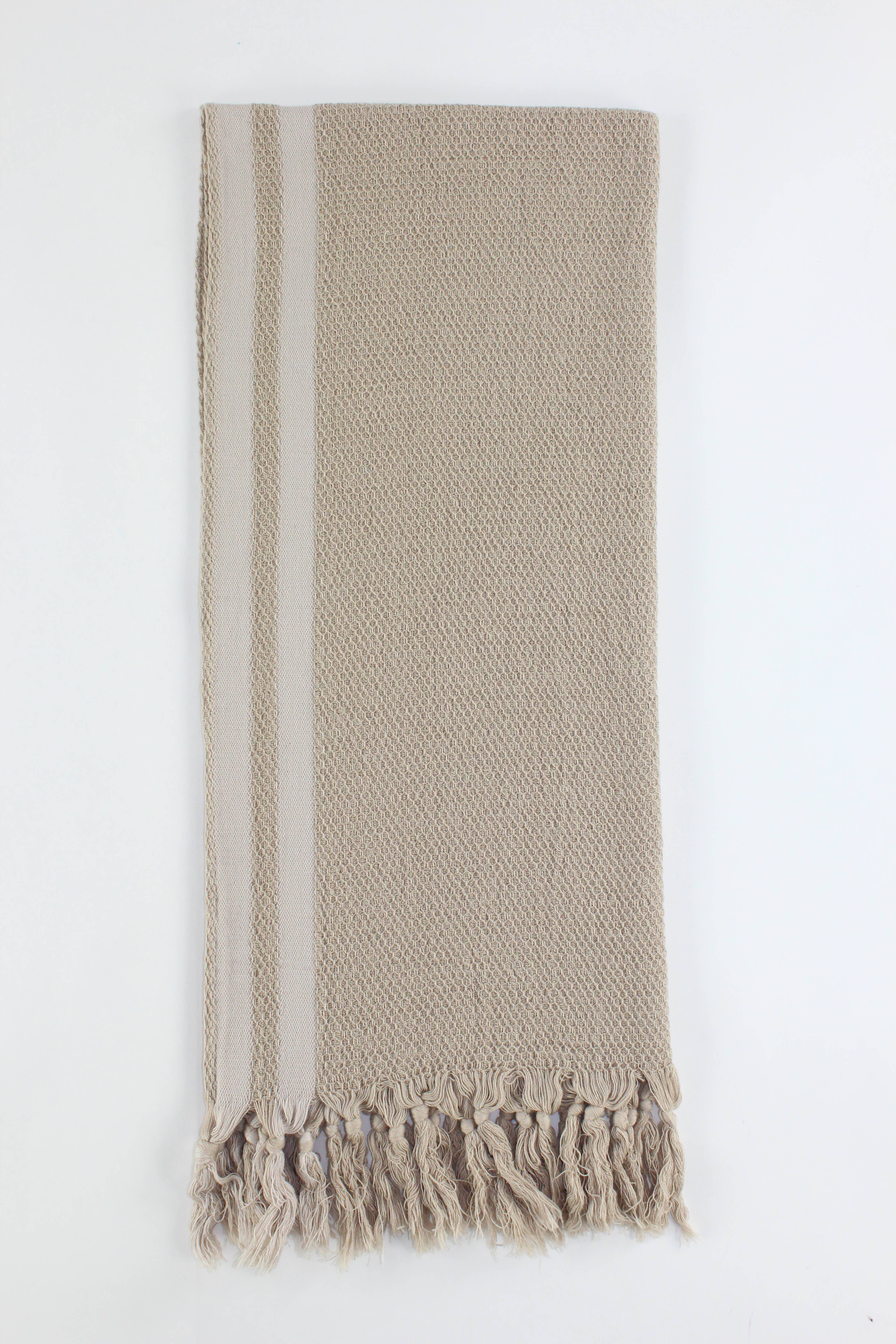 Beige Premium Turkish Towel Peshtemal Towel for wholesale on Faire10