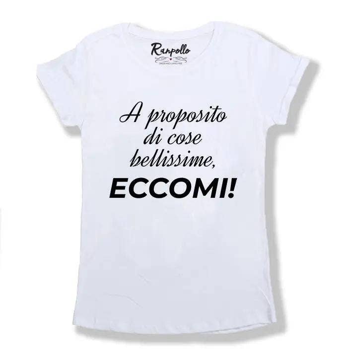 RANPOLLO MILANO - Wholesale Screen Printed T-Shirt - Women's - Here I am3