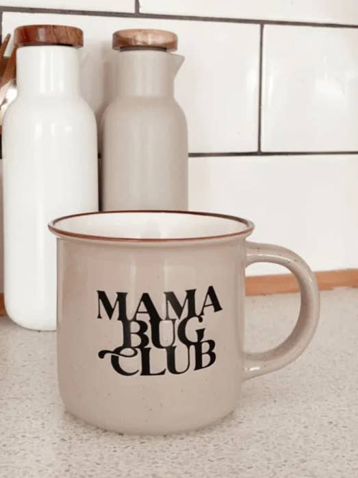 Mama Bug Mug (Bold Text) for wholesale by Bencer & Hazelnut