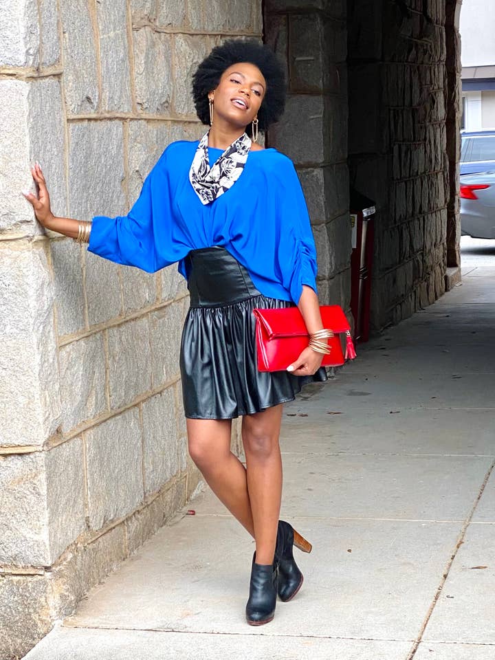 Dani Foldover Leather Clutch for wholesale by P. Sherrod & Co.