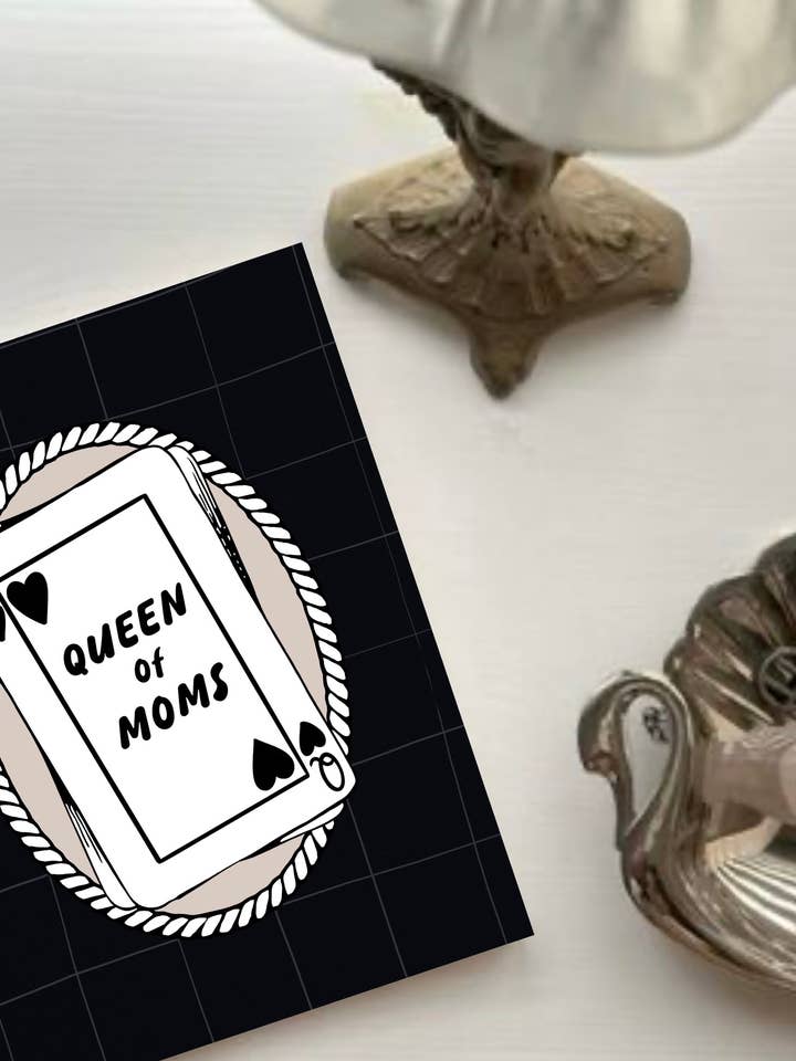 Queen of Moms Mother’s Day Card for wholesale by Sundae Cards