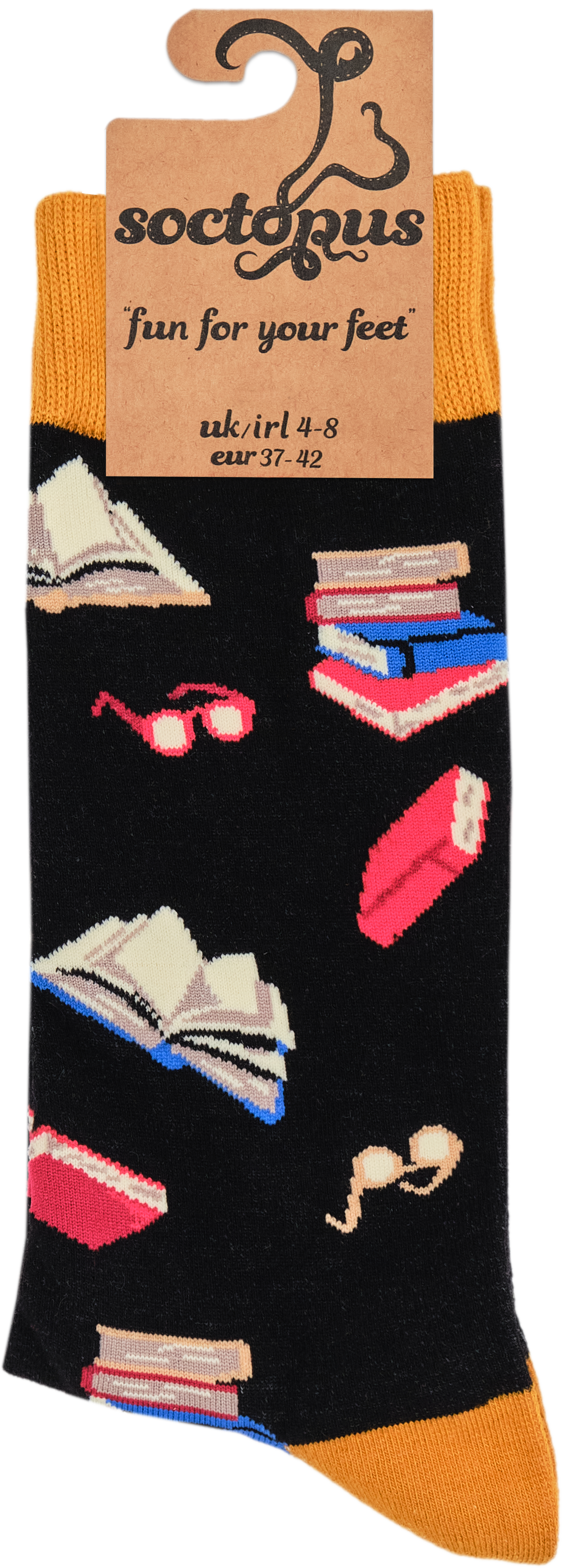 Socktopus - Wholesale Socks - Unisex - Reading Socks - Shelf Control7