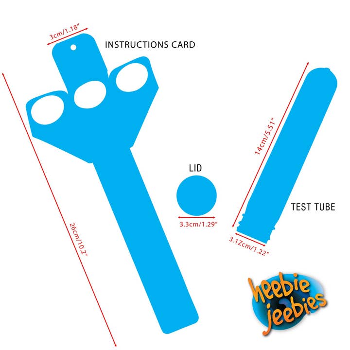 Heebie Jeebies - Wholesale Putty/Slime - Kids - Viscoelastic Slime in Scientific Test Tube