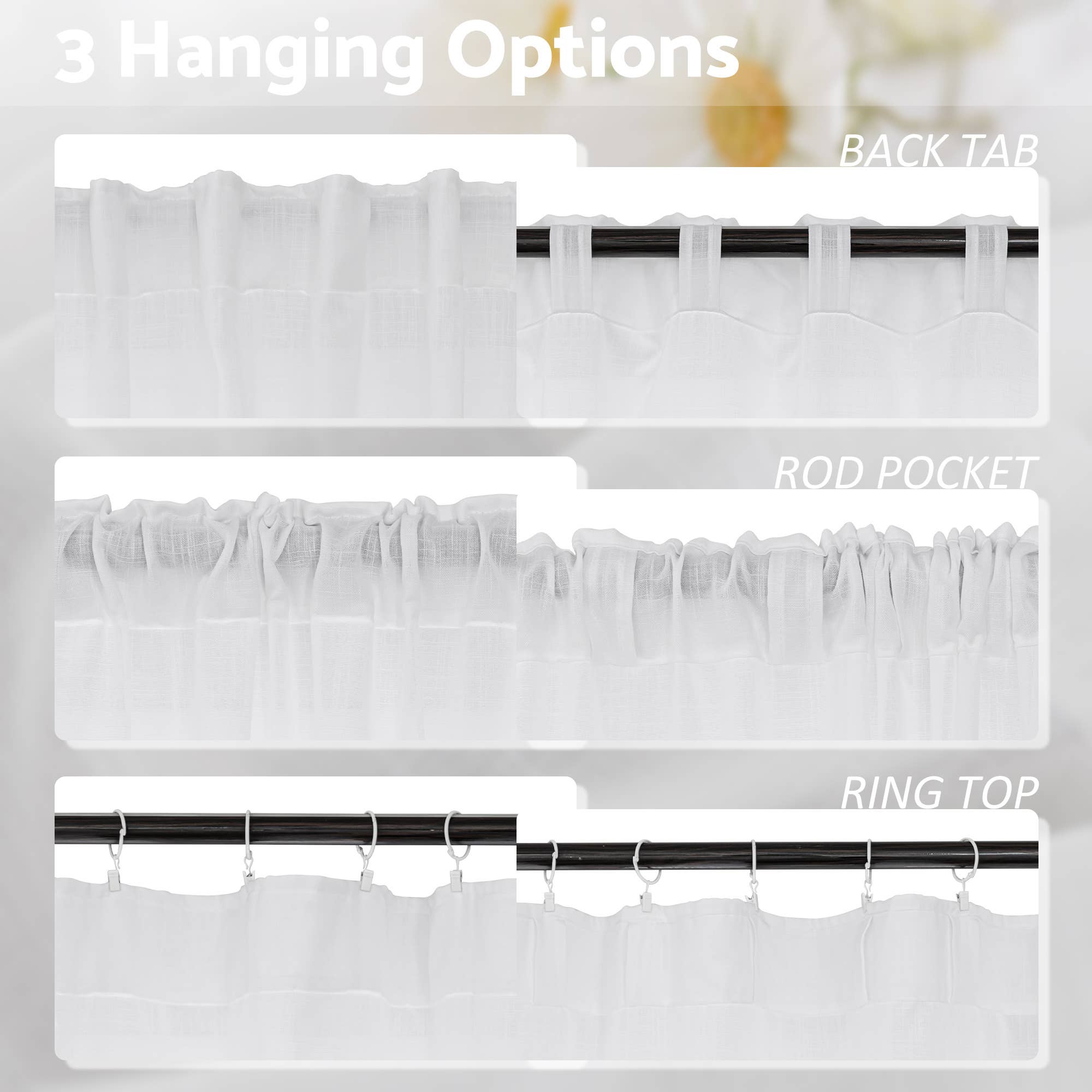 Awesome Home – Engroshandel Gardin – Gardiner i linnedblanding med let filtrering (2 paneler)12