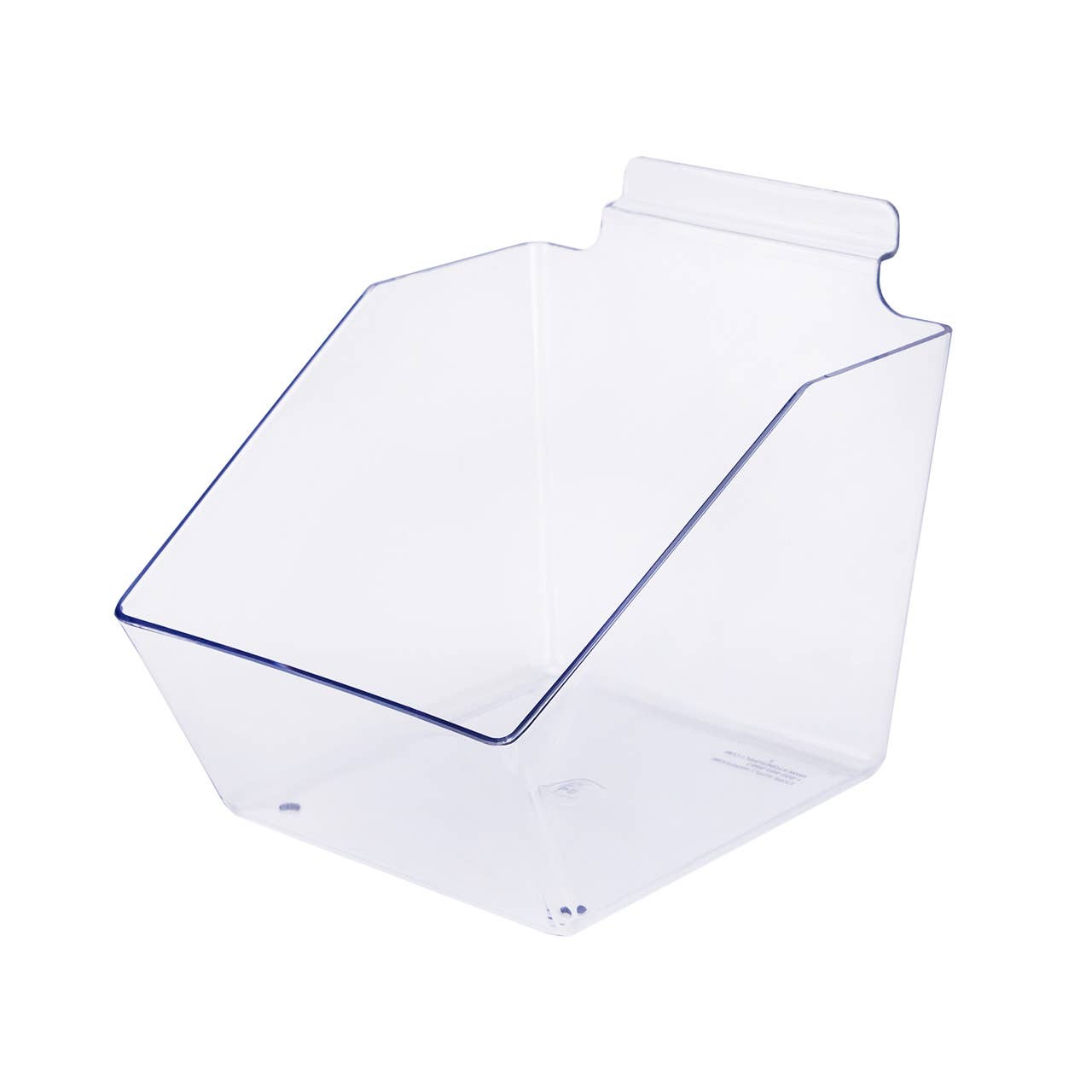 Store Supply Warehouse - Wholesale Retailer Display - Accessories - 6" X 5 ½" X 7 ½" Clear Plastic Dump Bin 1