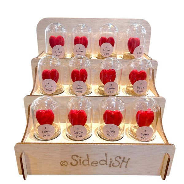 Hart in stolp i love you 12x voor wholesale door Sidedish Cards