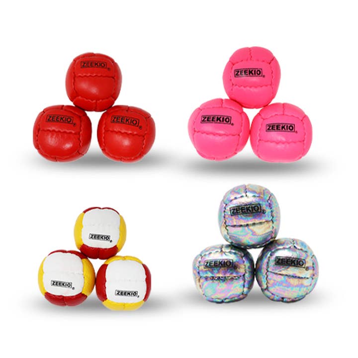 YoYo Sam - Venta al por mayor Accesorios de deporte - Bolas de malabares Zeekio Galaxy, de piel auténtica, 12 paneles