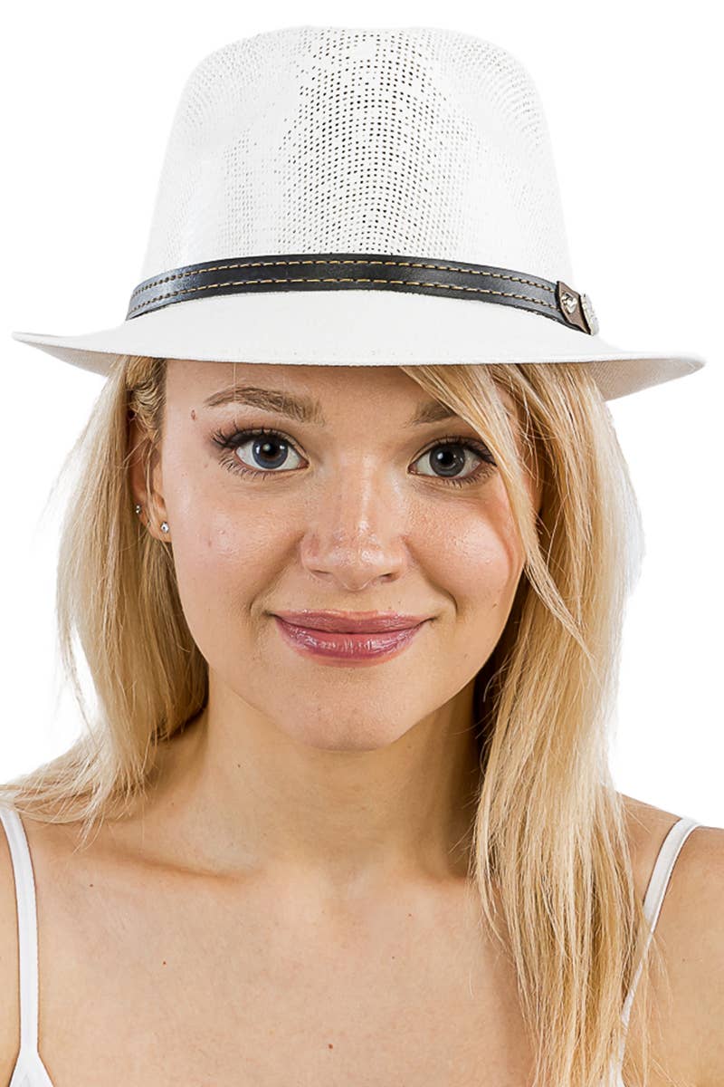 Cap Zone - Wholesale Fedora - Women's - Elite Crafted Natural Straw Rodeo Sombrero Fedora18