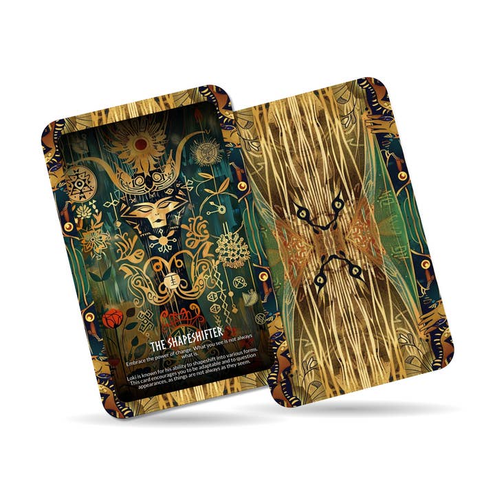 Ibiza Tarot USA - Vendita all'ingrosso Tarocchi - Loki - The Trickster's Path Oracle Deck Cards - Superare le complessità e le sfide con astuzia e arguzia9