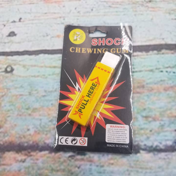 MIAS SHOP - Wholesale Classic Toy - Kids - Electric Shock Chewing Gum Pull Head Shocking Toy2