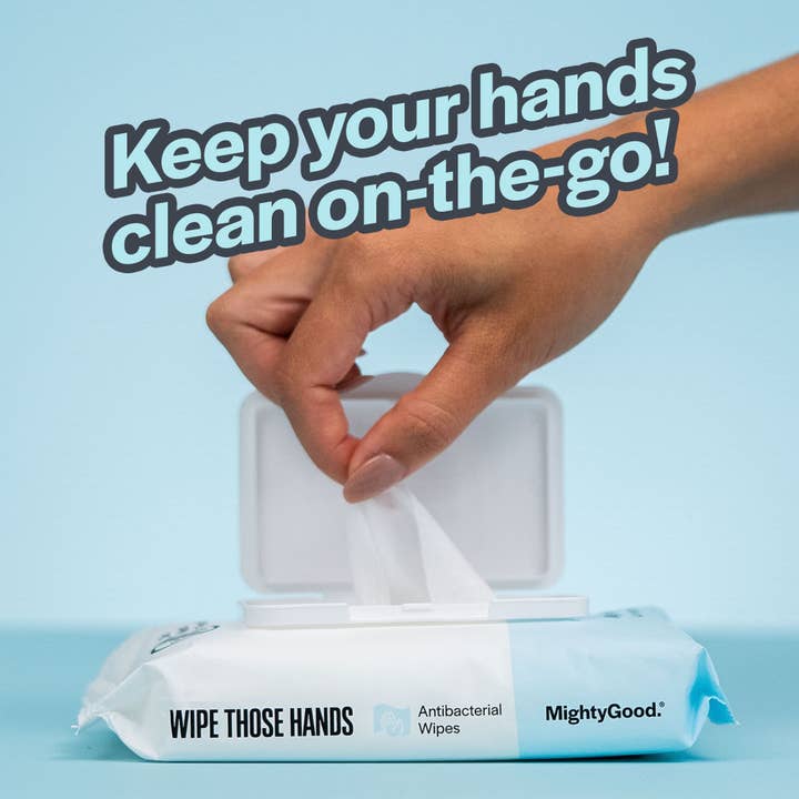 Mighty Good Solutions - Wholesale Hand Sanitizer - MightyGood Wipe Those Hands Hand Sanitizing Wipe, 40 Count2