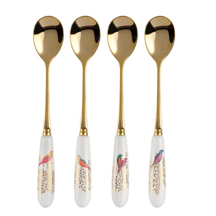Chelsea Collection Tea Spoons Set of 4 Assorted Design for wholesale by Portmeirion, Spode, Pimpernel, Nacthmann, Wrendale Designs