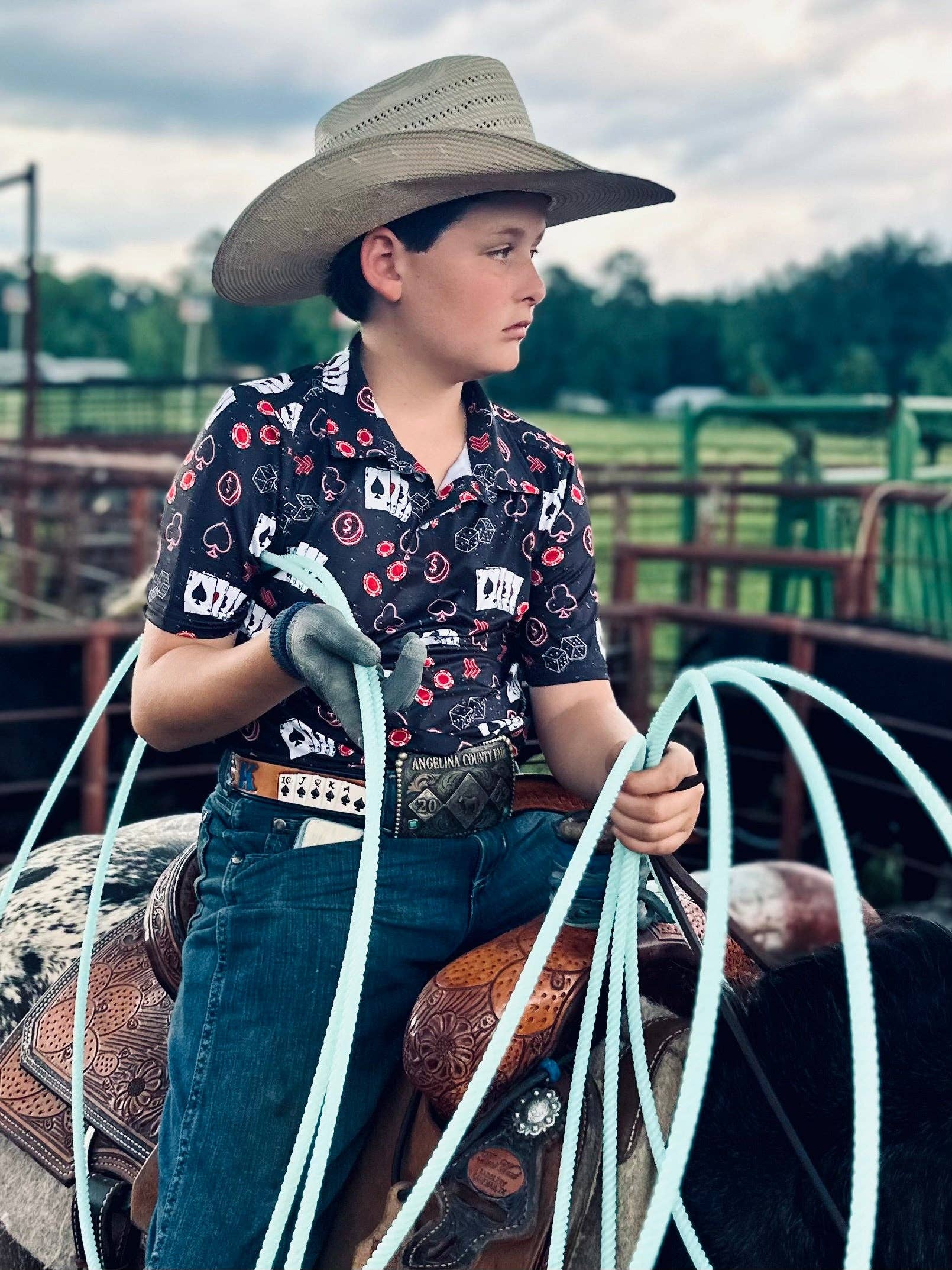 Legends and Mavericks Apparel - Wholesale T-Shirt - Kids - The Gambler Polo- Youth1