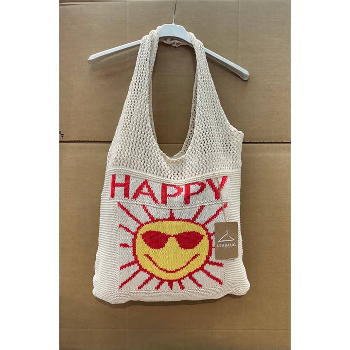 LÉA & LUC - Wholesale Tote Bag - Women's - HAPPY openwork cotton bag5