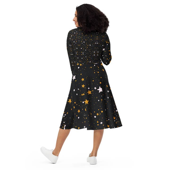 Pink Indigo Sapphire - Wholesale Dress - Women's - Dress 78 -Black Artwear