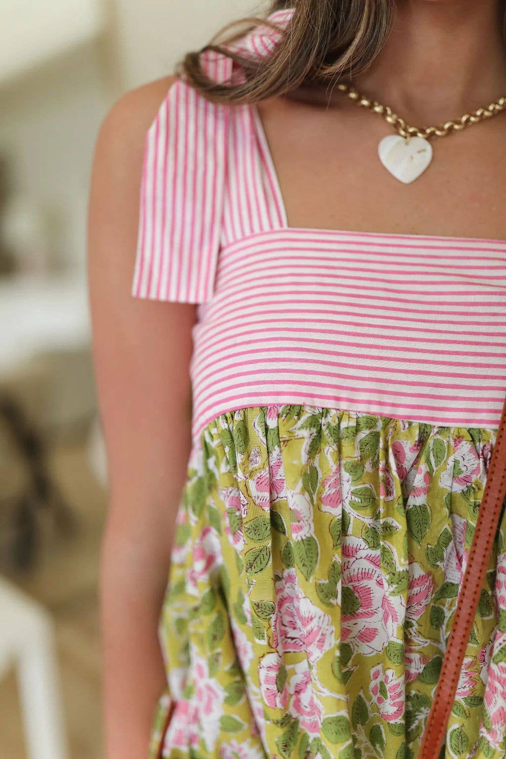 Rosa Clothing - Wholesale Dress - Women's - 2025 Odette floral sleeveless tie shoulder straps mini dress33