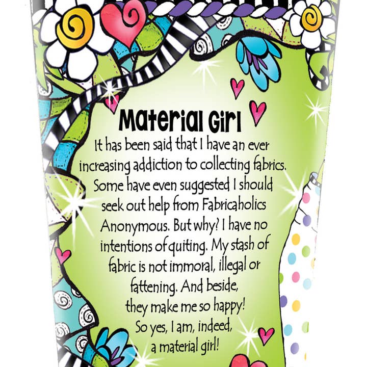 Suzy Toronto Wholesale - Wholesale Insulated Mug/Tumbler - SS278-Quilt-Material Girl SS Tumbler1