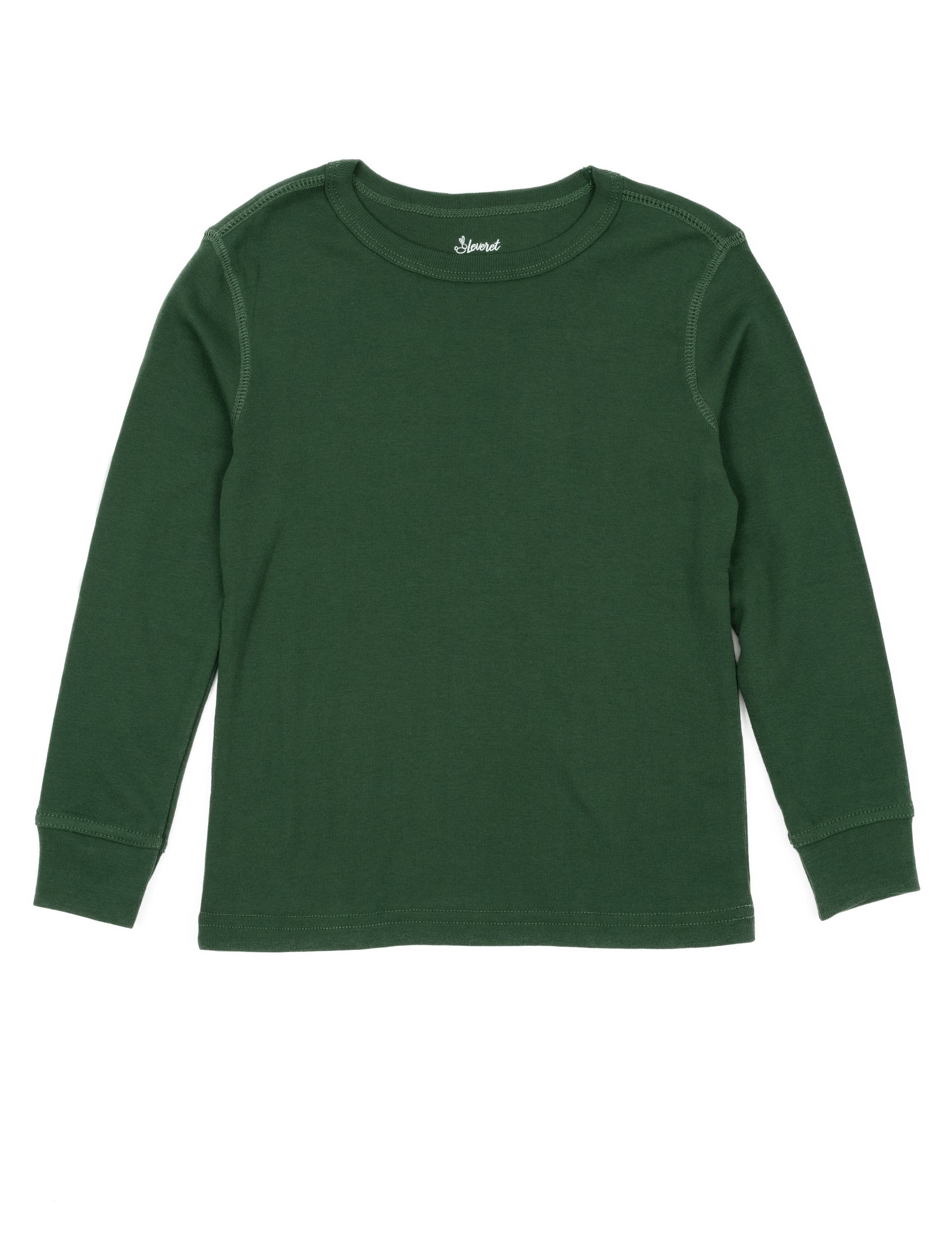 Leveret Pajamas – wholesale T-shirt – Kids – Kids Long Sleeve Cotton T-Shirt Basics Back to School Kids19