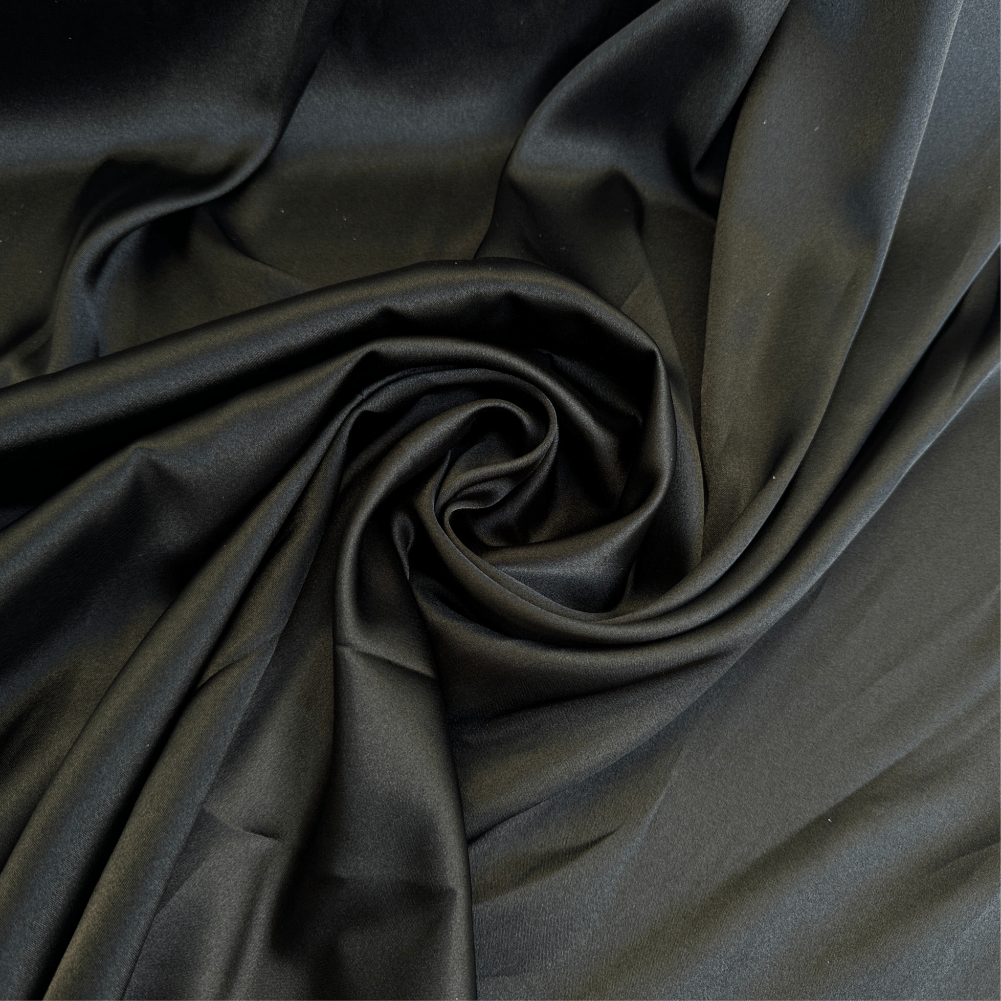 Black Satin Fabric by the Yard, Silky Smooth Material for Gowns, Drapes, Sewing & Crafts for wholesale on Faire7