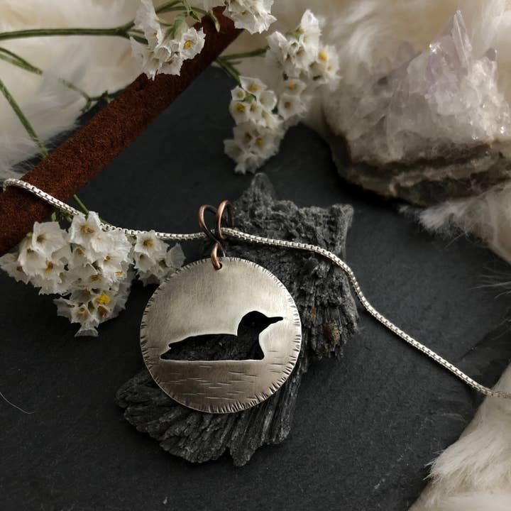 Loon Lover Anhänger für den Großhandel von C Beulah B Jewelry