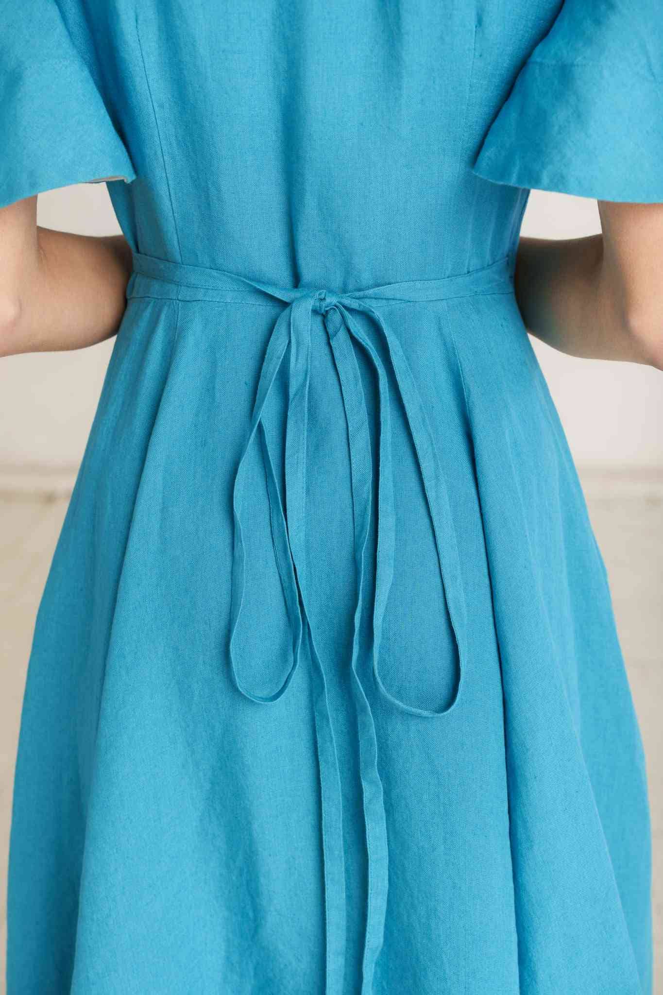 Son de Flor - Wholesale Jurk - Dames - Wikkeljurk met vlindermouwen53