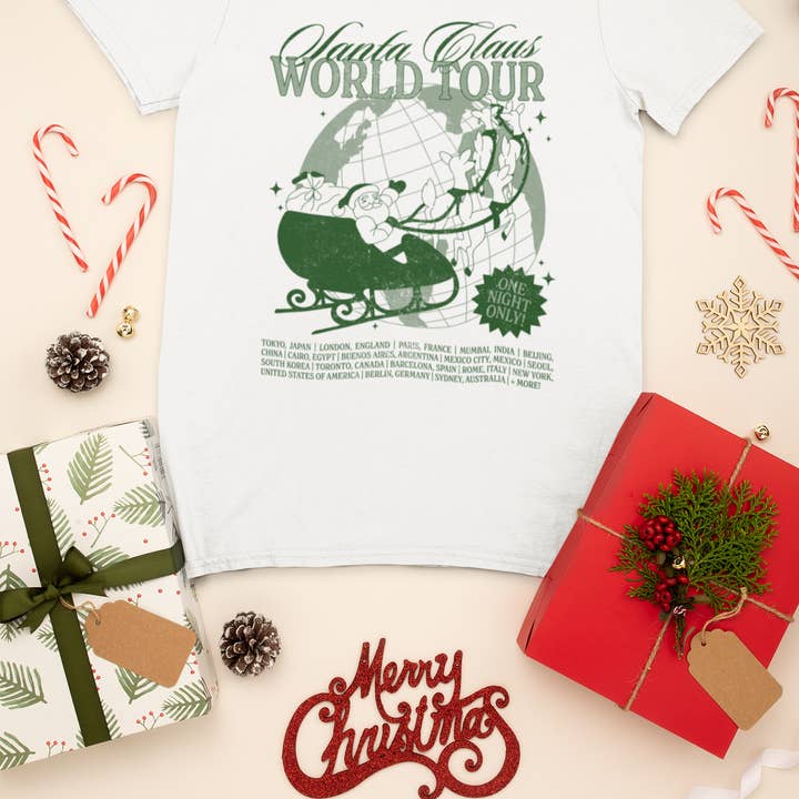 Top gráfico de Santa Claus World Tour para venta al por mayor de amarieacreates