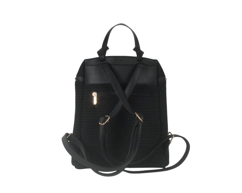 MIA LAROUGE - Wholesale Backpack - Women's - BACKPACK BAG. FABRIC MATERIAL. SPRING-SUMMER SEASON1
