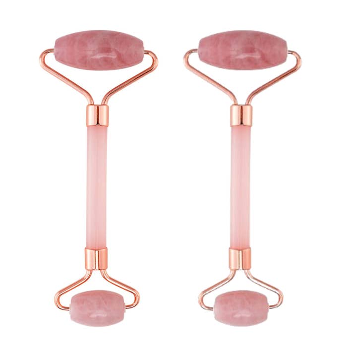 Lovery - Wholesale Face/beauty roller - 2 Pack Rose Quartz Roller Anti-Aging Face, Eye & Body Beauty